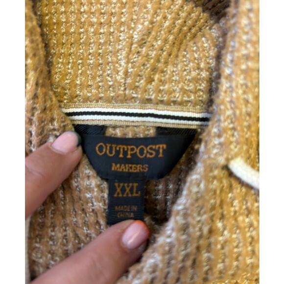 Outpost Makers Ribbed Hoodie Size XXL 2X - Picture 7 of 8